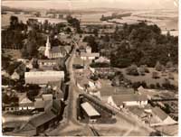 la place, vue d'avion, en 1961
